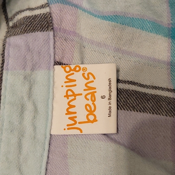 Jumping beans bundle size 6. T-shirt, long sleeve button up, black pants - Picture 5 of 10